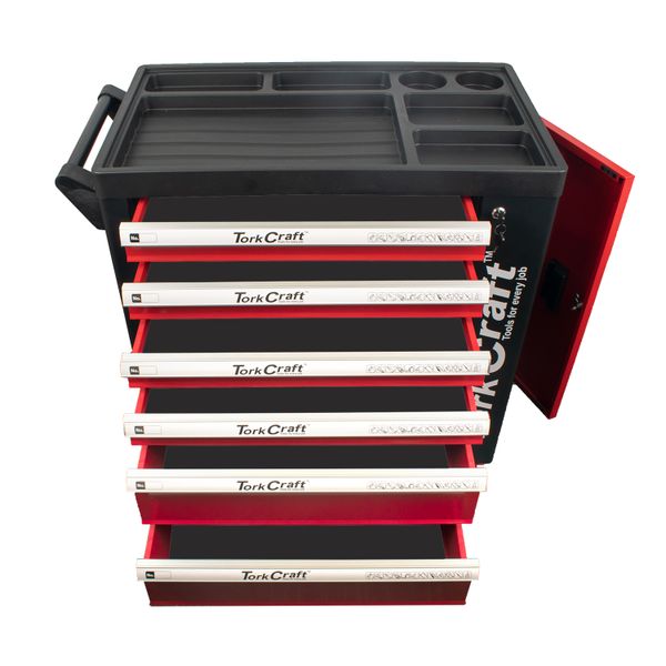 Tork Craft Tork Craft 6 Drawer Roller Tool Cabinet On Castors Empty Mod