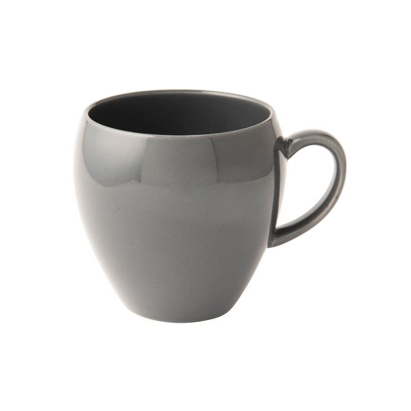 OMADA Irregular Dark Grey Coffee Mug Set of 4