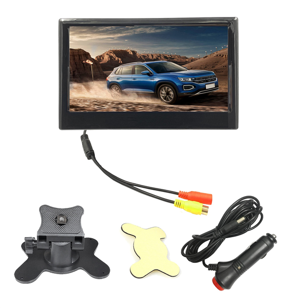 12V-24V 7Inch Tft Lcd Hd Monitor for Car Cctv Compatible with Universal