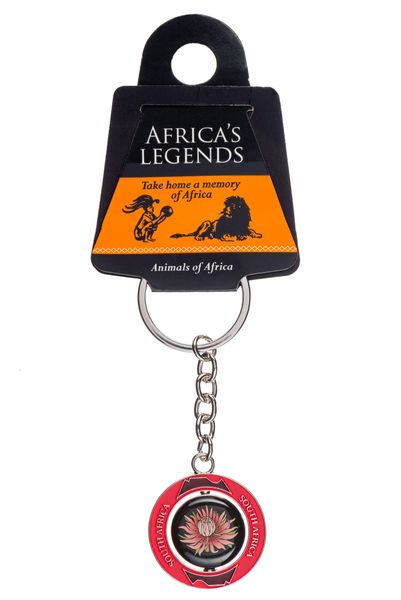 Africa's Legends - Spinning Keyring For Carrying Keys With Style - Cheetah