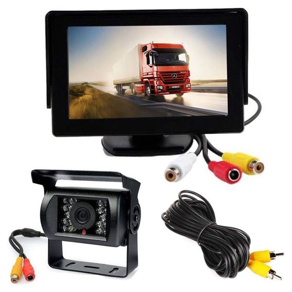 12V-24V 18 LED IR Night Vision Waterproof Reversing Backup Camera