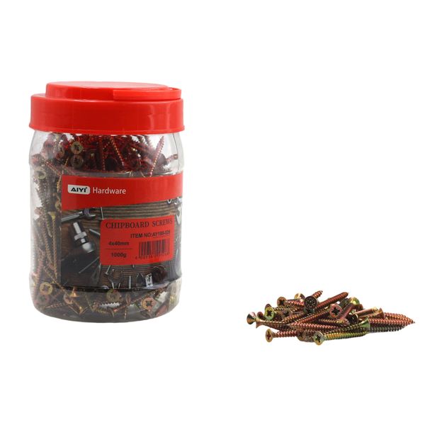 AIYI 1000g 4 x 40mm Chipboard Screws AY199-526