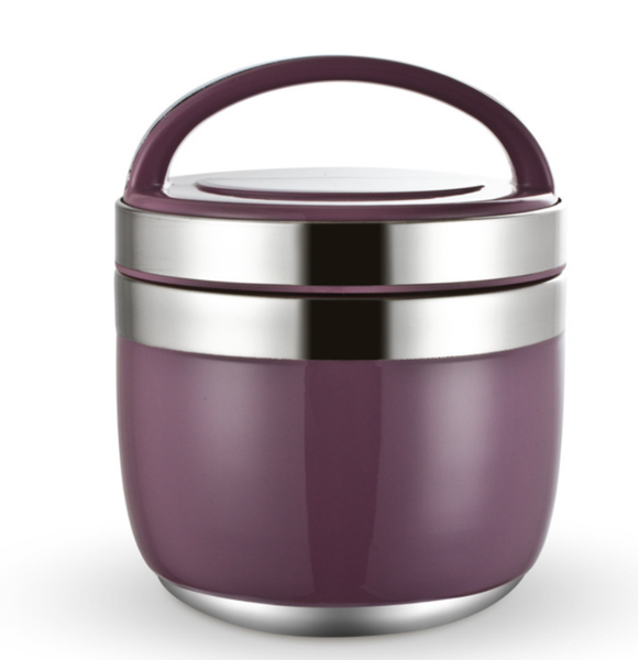 1.5L Students Children Portable Stainless Steel Food Box Insulated Stainle
