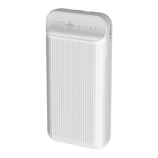WUW - Y129 - 20000 mAh Double USB Power Bank - White