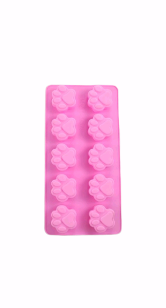 Doggy Paw Silicone Baking Mold - Pink