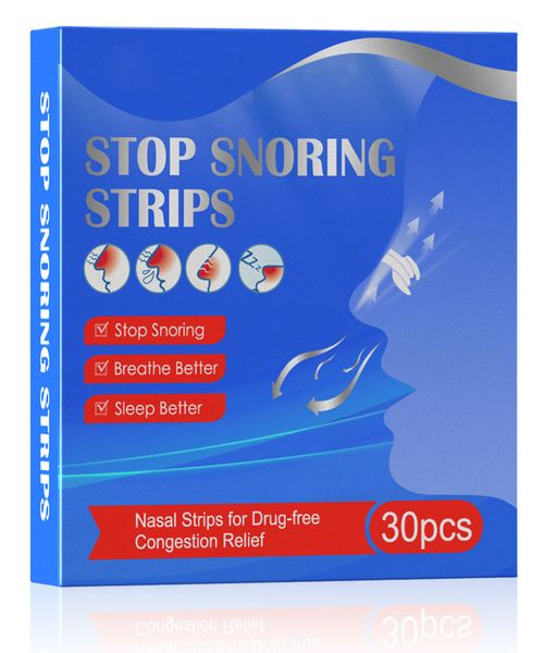 Breathe Right Nose Strips to Reduce Snoring, Tan, 30 Count