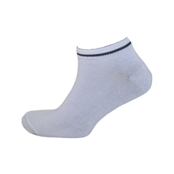 Bioguard Stripe Low Socks White (3 Pack)