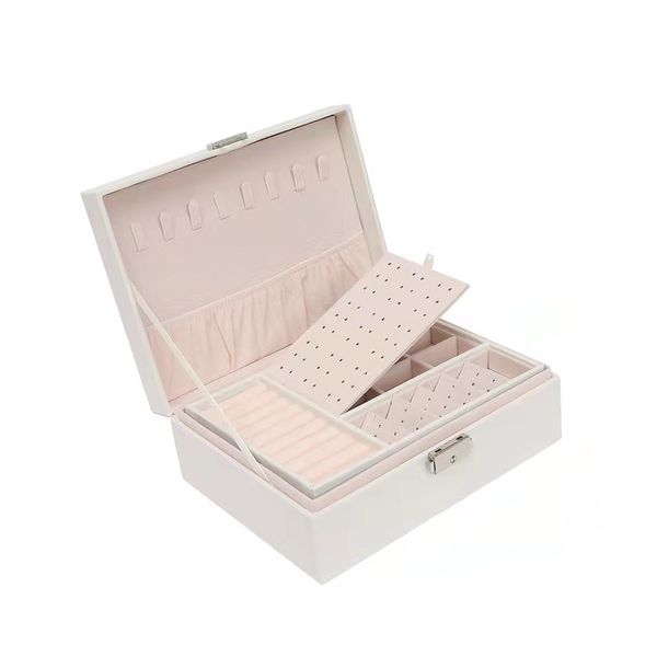 2 Layer Jewellery Box , Leather Jewellery Boxes