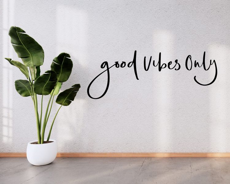 Good Vibes Only Wall Art Wall Decal