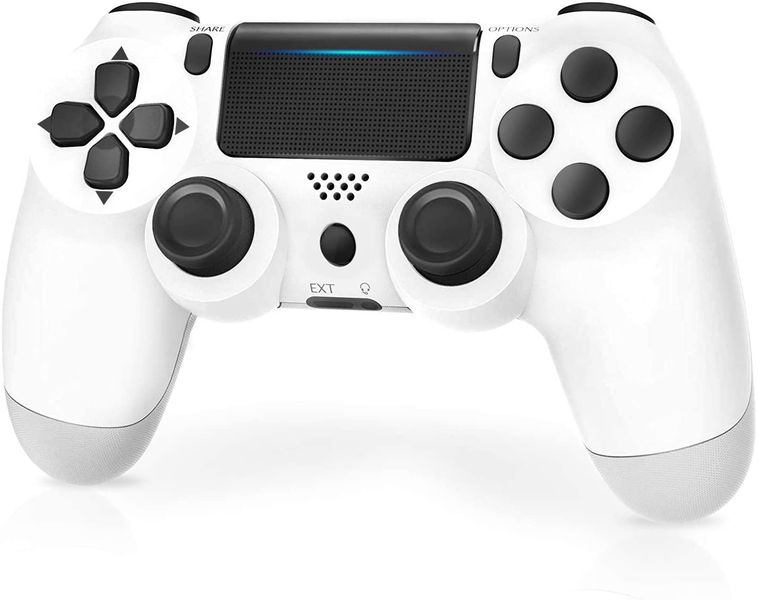 Double shock 4 PlayStation 4 Wireless Controller: Generic (PS4) WHITE