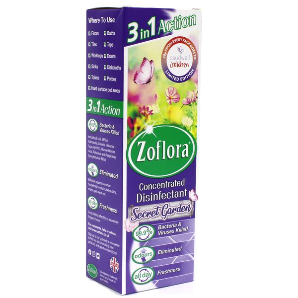 Zoflora Concentrated Disinfectant – Mandarin &amp; Lime – 3 in 1 Action - 250ml
