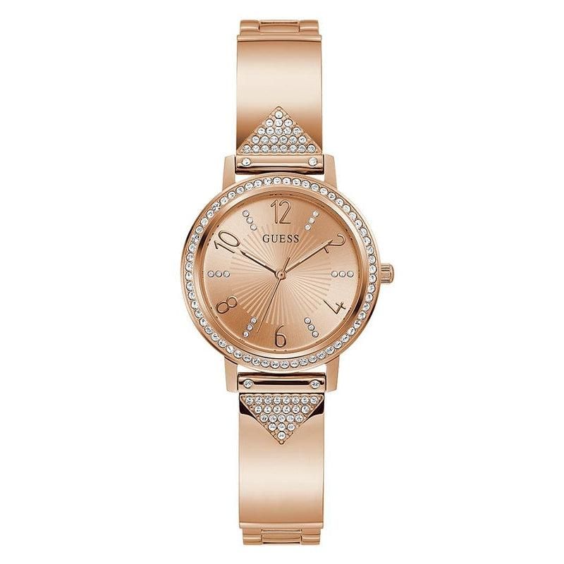 Guess Tri Luxe Ladies Rose Gold Tone Ladies Watch Shop Today. Get it
