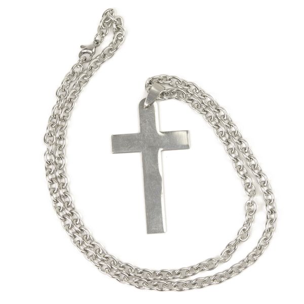 Stainless Steel Cross Big Necklace