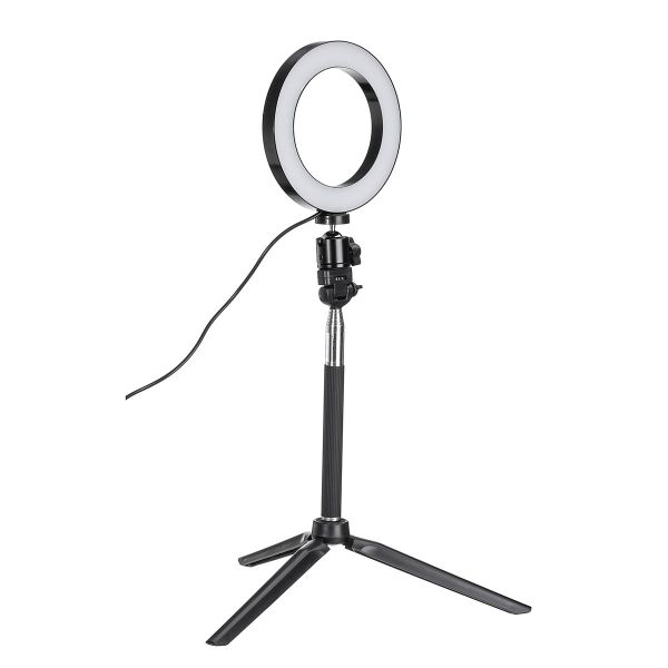 12 inch ring light with tripod