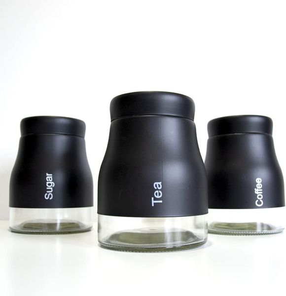 Kitchen Storage Canisters - 3 Piece