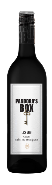 Pandora's Box Lock 1855 Merlot Cabernet Sauvignon 6 X 750ml