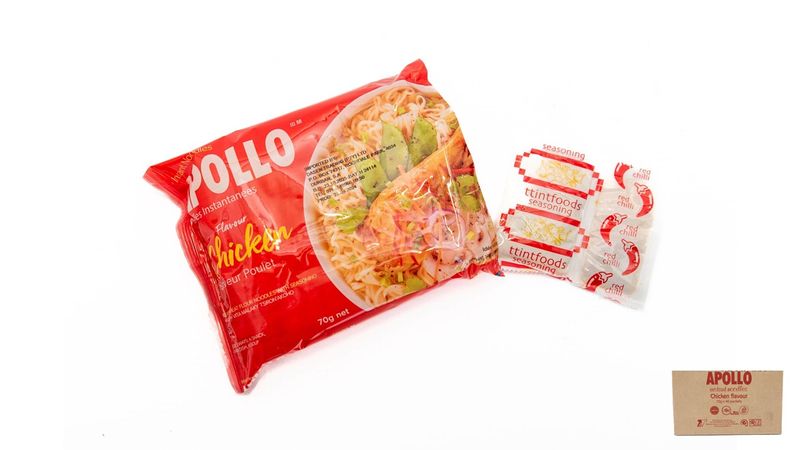 APOLLO INSTANT NOODLES - CHICKEN FLAVOUR (40 x 70g) 1 Box