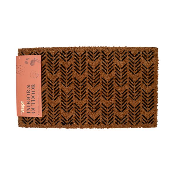 Step Natural Coir Arrow Doormat - 700 x 400mm