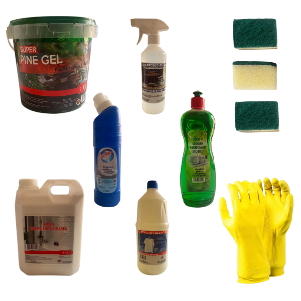 Premium 10-Piece Household Cleaning Combo | All-in-One Cleaning Kit