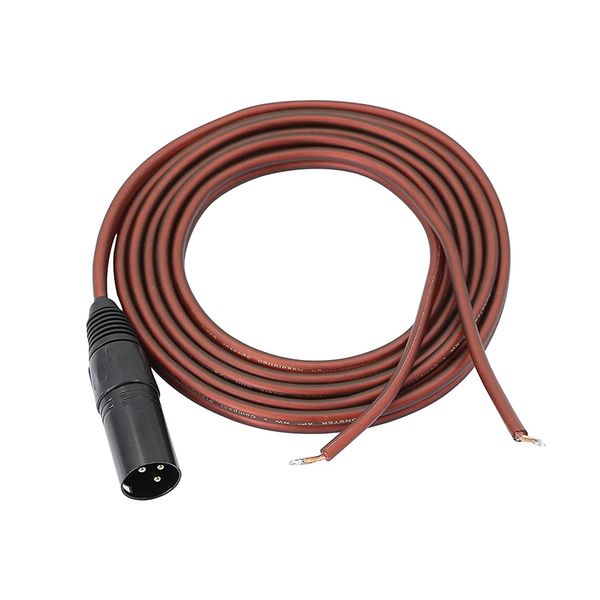 XLR Speaker Wire, Gold Plated XLR 3 Pin Male Connector Cable