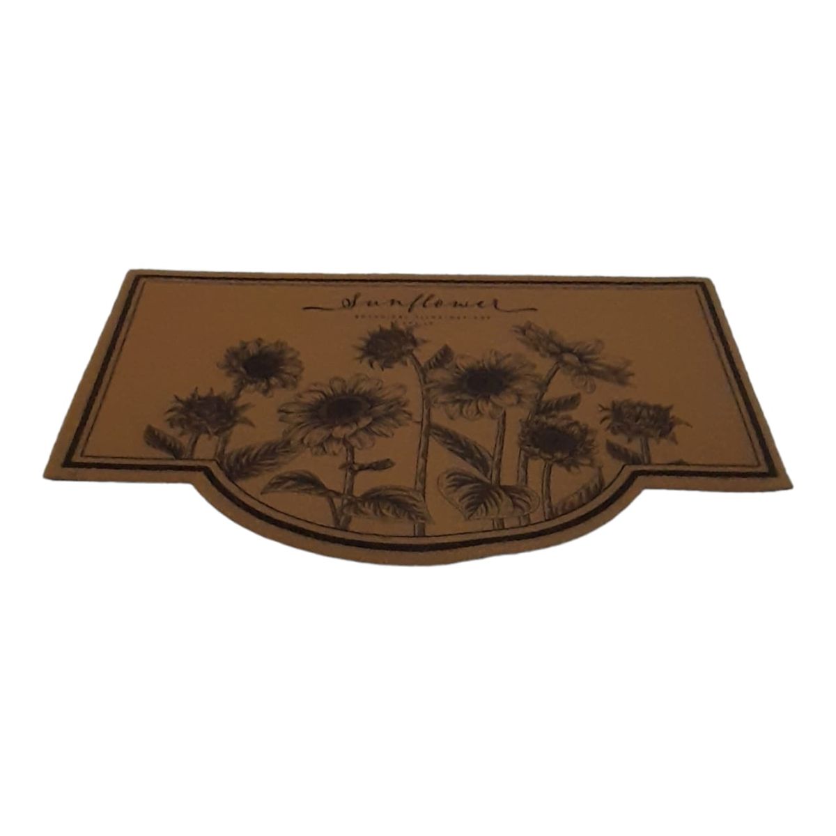 Welcome Outdoor Doormat- Brown - Sun Flower