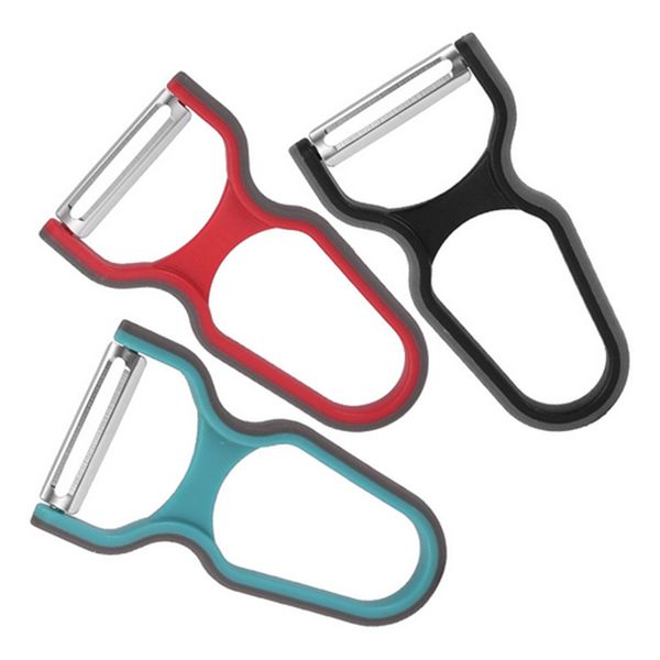3Pcs Stainless Steel Multi-Function Potato Peeler Fruit Vegetable Slicer Mi