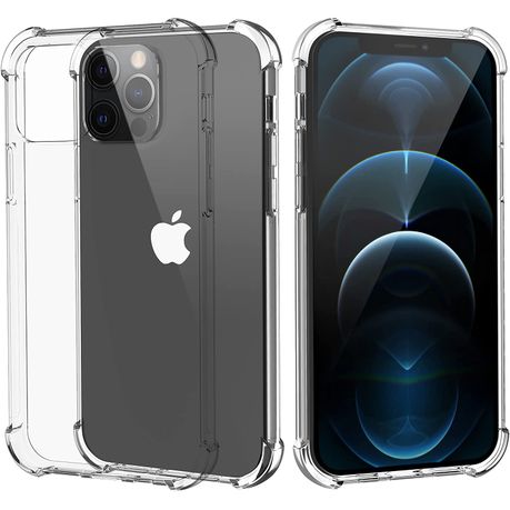 World Choice Shockproof TPU Gel Case Clear Pouch for iPhone 12 Pro