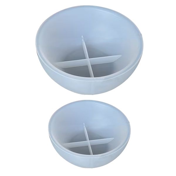 Small Round Bowl Silicon Epoxy Resin Mold - Set of 2