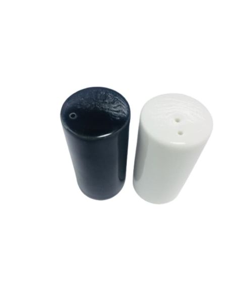 Stylish Cylinder Salt And Pepper Shaker - Set Of 2