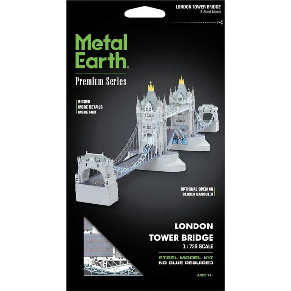 Metal Earth -Premium Series London Tower Bridge -3D Metal Model Kit