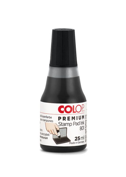 COLOP PREMIUM STAMP PAD INK 801 BLACK 25ml