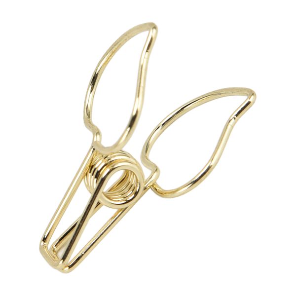 Gold Hollow Spring Clips Compatible with Drying