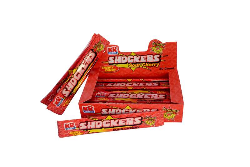 Sherbet Shockers Sour Cherry Flavour Pack of 20