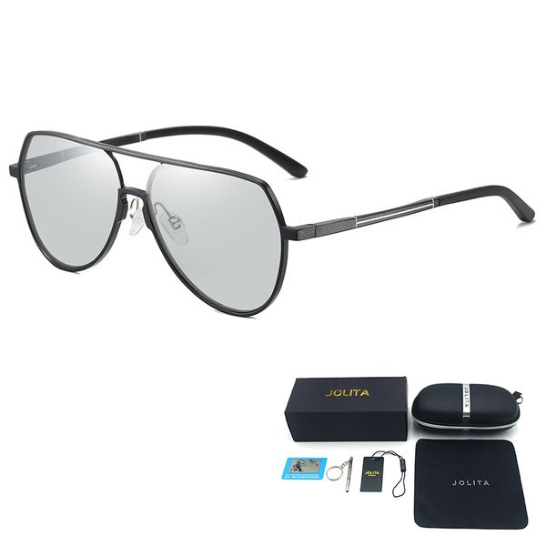 Jolita Aluminum-Magnesium Polarized Sunglasses Photochromic Glasses-8042