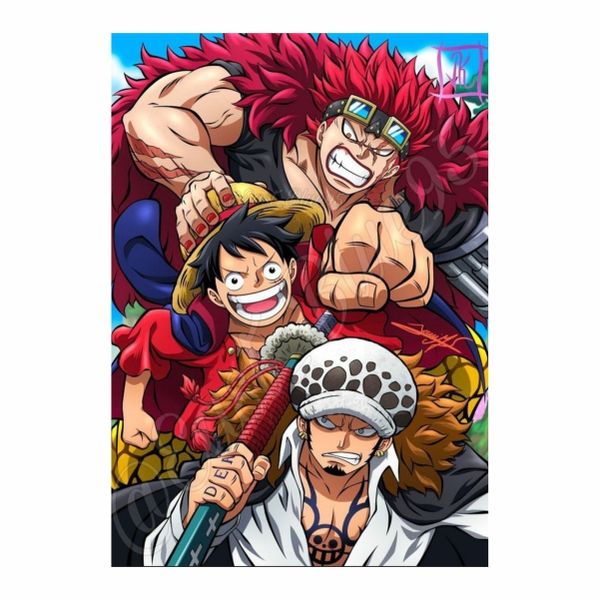 Luffy Kid Law - A1 Poster