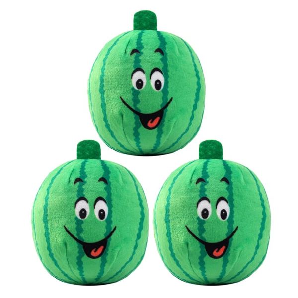 Watermelon Squeaky Plush Pet Toy for Dogs - Interactive Chew Toy for Puppy
