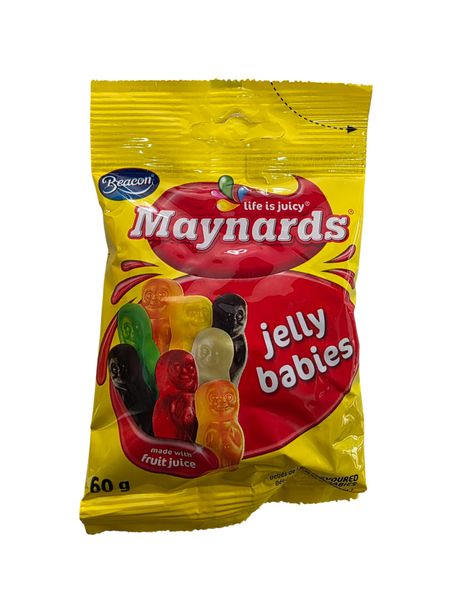 Beacon Maynards Jelly Babies 60g Pack of 24 Units Sweets