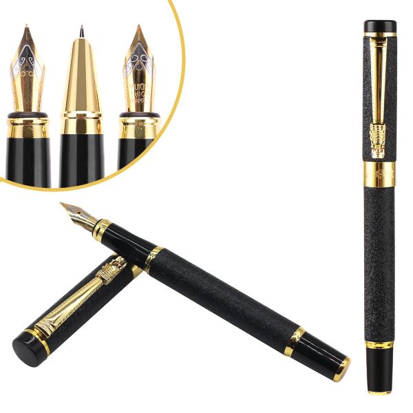 Luxury Fountain Pen Set with 3 Different Nibs