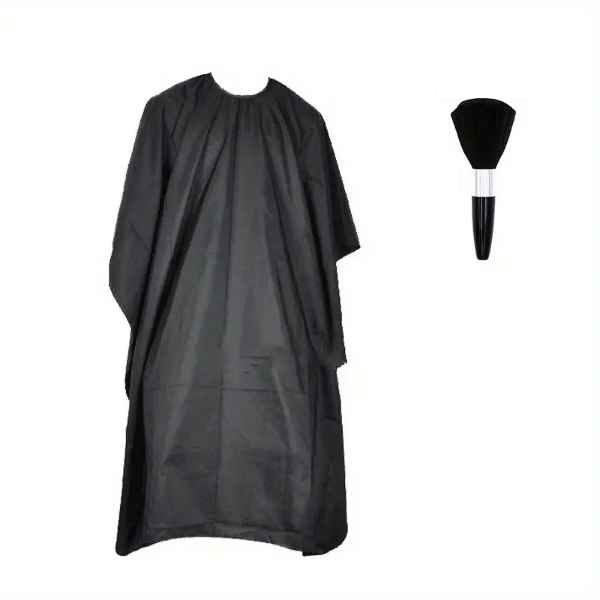 Waterproof Salon Hair Cutting Protective Cape with Cleaning Brush