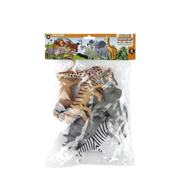 Animals Wild 6 Piece 11-18cm
