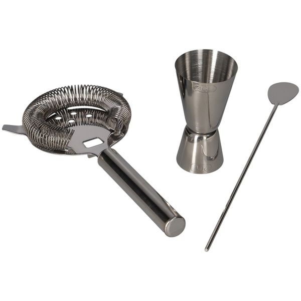 Danny Home Cocktail Stainless Steel Bar Set 3pcs