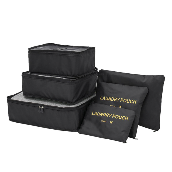 Premium 6-Piece Travel Organiser Set