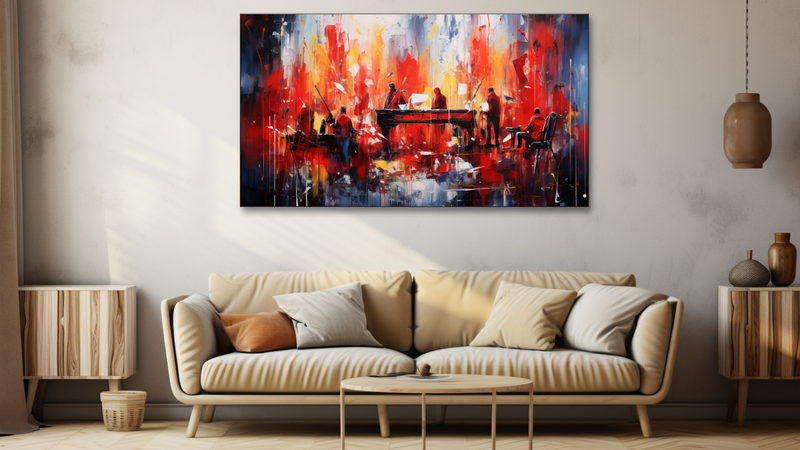 Canvas Wall Art - Mersyside Melody Abstract - HD0192