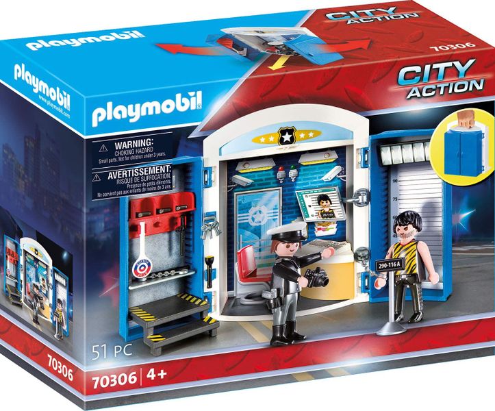 PLAYMOBIL Police Station Play Box 70306