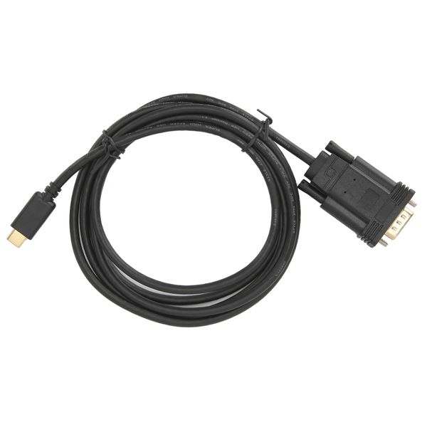 USB-C to VGA Adapter, 1.8M, HD, Black