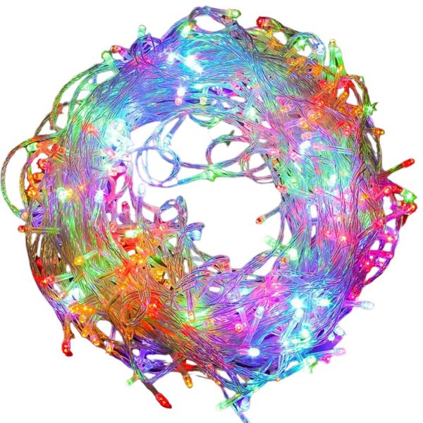 Super Electronics ZYF-D80 20M RGB LED Inter-connecting Clear Cable String