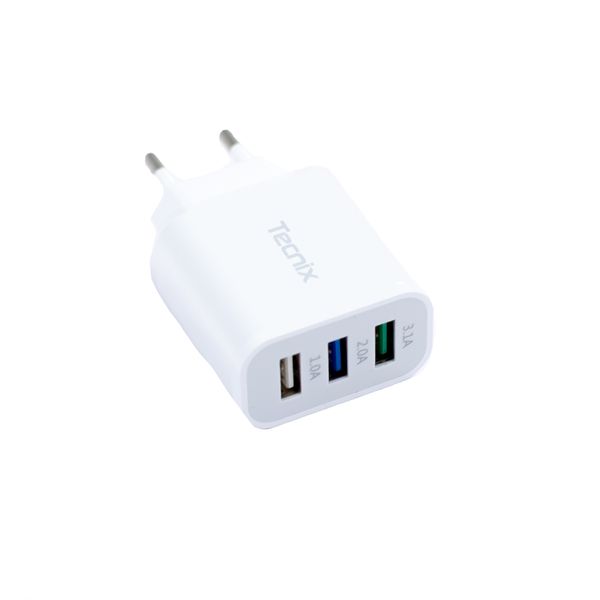 Tecnix 3 Port USB Fast Charger