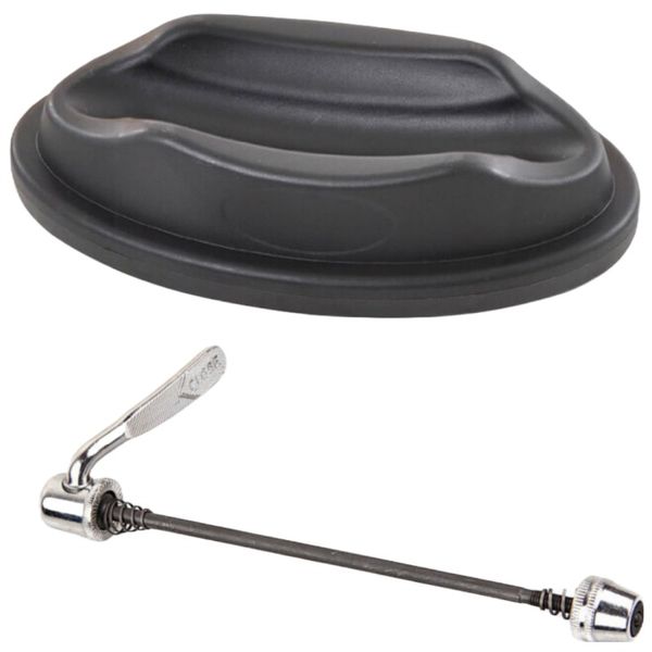 Fluir Essential Bicycle Trainer Wheel Riser Block and Quick Release Skewer