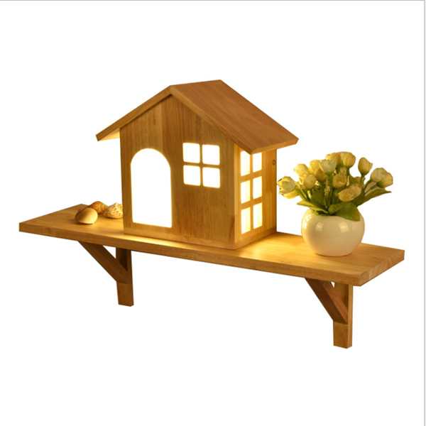 12W Night Lamp Kinkiet Bed Living Room Corridor Corridor Jiayi Wood Japanes