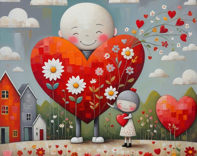 Modern Canvas Wall Art Home Decor - Be Kind